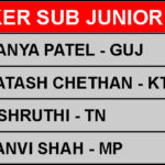 SNOOKER SUB JUNIOR GIRLS